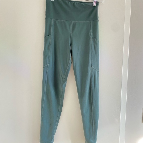 American Eagle Outfitters Pants - American Eagle “The Everything Pocket Legging” Teal Athletic Leggings Medium